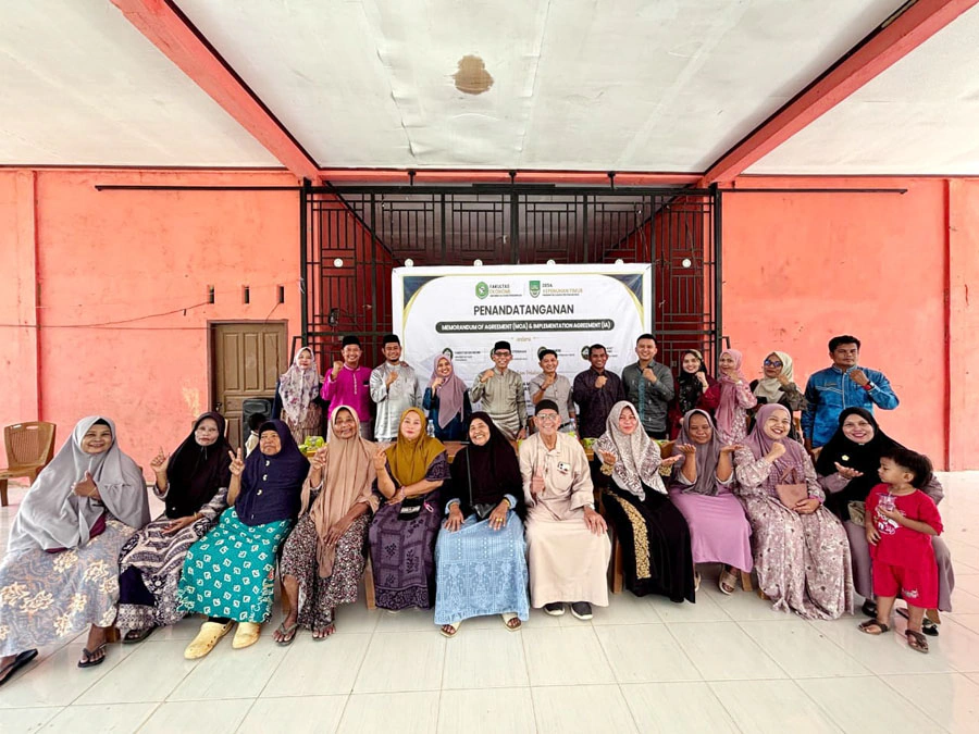 Fakultas Ekonomi UPP Gandeng Desa Kepenuhan Timur dan UMKM, Perkuat Pemberdayaan Ekonomi Melalui Penandatanganan MoA dan IA